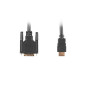 Lanberg CA-HDDV-10CC-0030-BK cavo e adattatore video 3 m HDMI tipo A (Standard) DVI-D Nero Lanberg CA-HDDV-10CC-0030-BK cavo e adattatore video 3 m HDMI tipo A (Standard) DVI-D Nero