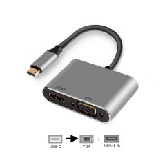 Ewent EW9700 adattatore grafico USB Nero, Argento