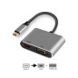 Ewent EW9700 adattatore grafico USB Nero, Argento
