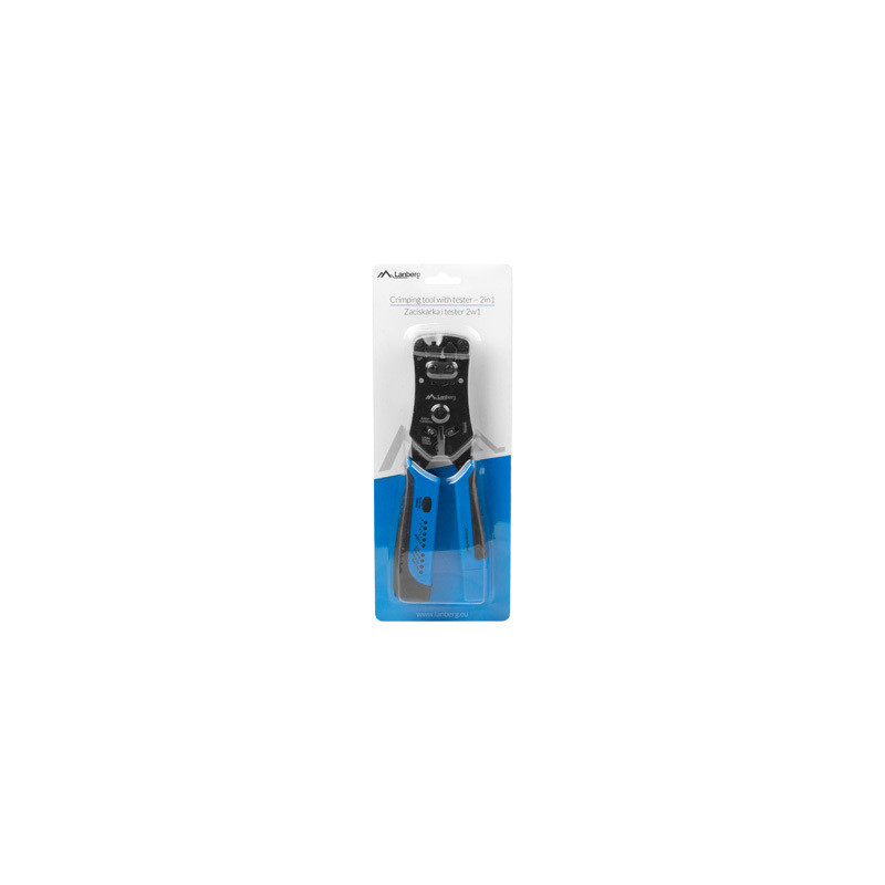 Lanberg NT-0203 pinza crimpatrice Nero, Blu