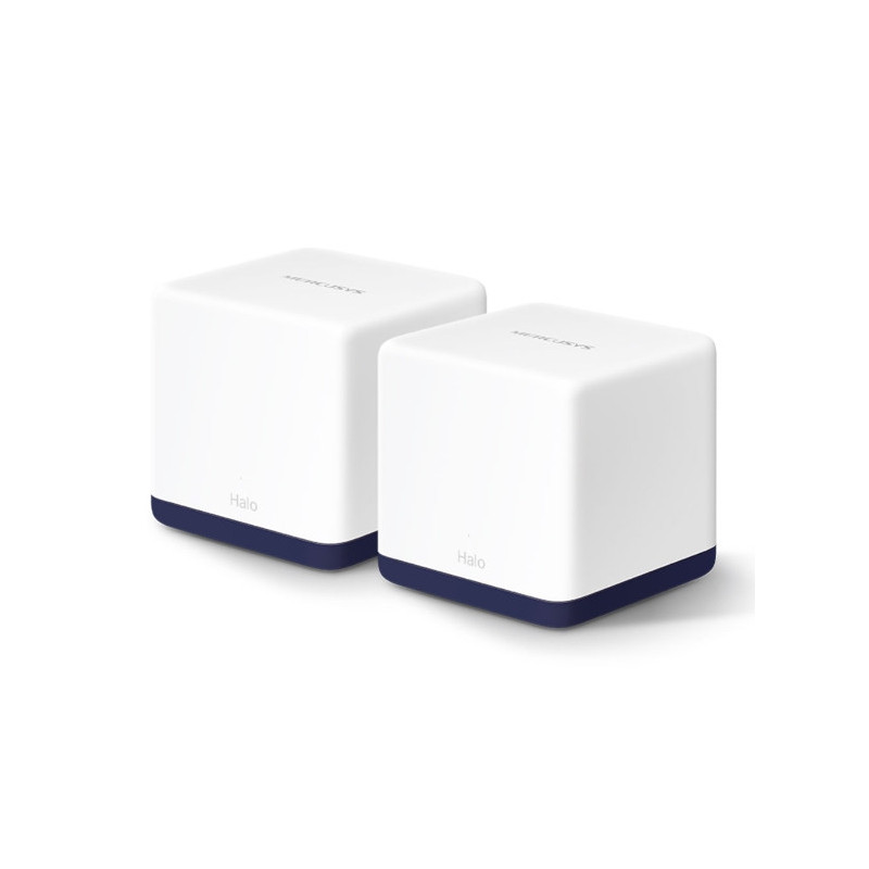 Mercusys Halo H50G (2-pack) Dual-band (2.4 GHz/5 GHz) Wi-Fi 5 (802.11ac) Bianco 3 Interno Mercusys Halo H50G (2-pack) Dual-band (2.4 GHz/5 GHz) Wi-Fi 5 (802.11ac) Bianco 3 Interno