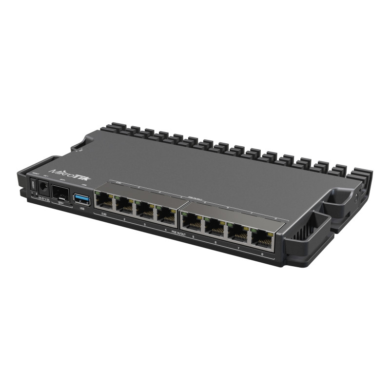 Mikrotik RB5009UG+S+IN router cablato 2.5 Gigabit Ethernet Nero Mikrotik RB5009UG+S+IN router cablato 2.5 Gigabit Ethernet Nero