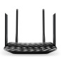 TP-Link Archer C6 router wireless Gigabit Ethernet Dual-band (2.4 GHz/5 GHz) Nero TP-Link Archer C6 router wireless Gigabit Ethernet Dual-band (2.4 GHz/5 GHz) Nero