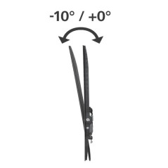 Hama 00220810 Supporto TV a parete 165,1 cm (65") Nero