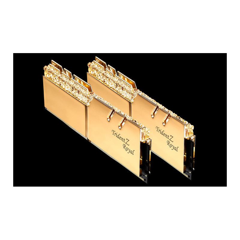 G.Skill Trident Z Royal F4-3600C18D-16GTRG memoria 16 GB 2 x 8 GB DDR4 3600 MHz G.Skill Trident Z Royal F4-3600C18D-16GTRG memoria 16 GB 2 x 8 GB DDR4 3600 MHz