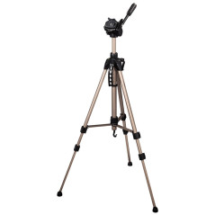 Hama Treppiedi "Star 61", argento (60 - 153 cm), testa 3D con sgancio rapido,gambe in 3 sezioni, borsa per trasporto