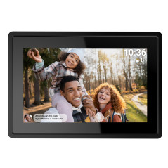 Denver PFF-725B cornice per foto digitali Nero 17,8 cm (7") Touch screen Wi-Fi
