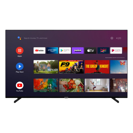 Daewoo 70DM73QA TV 177,8 cm (70") 4K Ultra HD Smart TV Wi-Fi Nero 350 cd/m²
