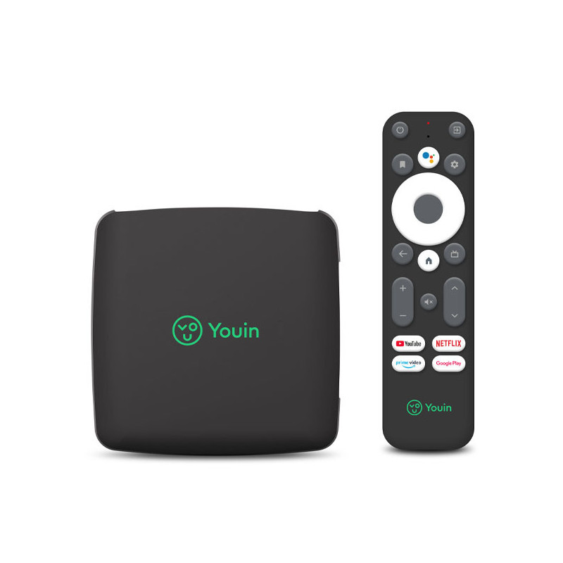 Youin You-Box Nero 4K Ultra HD 8 GB Wi-Fi Collegamento ethernet LAN Youin You-Box Nero 4K Ultra HD 8 GB Wi-Fi Collegamento ethernet LAN