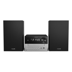 Philips TAM3205M2 77 set audio da casa Microsistema audio per la casa 20 W Nero, Argento