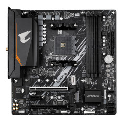 GIGABYTE B550M AORUS ELITE AX Scheda madre - CPU AMD Ryzen 5000, VRM a 5+3 fasi, fino a 4733 MHz DDR4, 1xPCIe 4.0 + 1xPCIe 3.0
