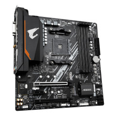 GIGABYTE B550M AORUS ELITE AX Scheda madre - CPU AMD Ryzen 5000, VRM a 5+3 fasi, fino a 4733 MHz DDR4, 1xPCIe 4.0 + 1xPCIe 3.0