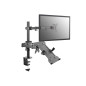 Equip Staffa di montaggio da scrivania per computer portatile con doppio braccio articolato da 13“-32”.