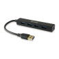 Equip 128953 hub di interfaccia USB 3.2 Gen 1 (3.1 Gen 1) Type-A 5000 Mbit/s Nero Equip 128953 hub di interfaccia USB 3.2 Gen 1 (3.1 Gen 1) Type-A 5000 Mbit/s Nero