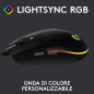 Logitech G 910-005796 mouse Gaming USB tipo A 8000 DPI Logitech G 910-005796 mouse Gaming USB tipo A 8000 DPI