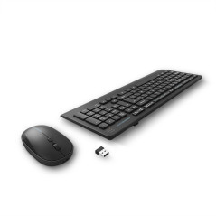 Energy Sistem Office Wireless Set 3 Silent tastiera Mouse incluso Ufficio RF Wireless QWERTY Spagnolo Nero
