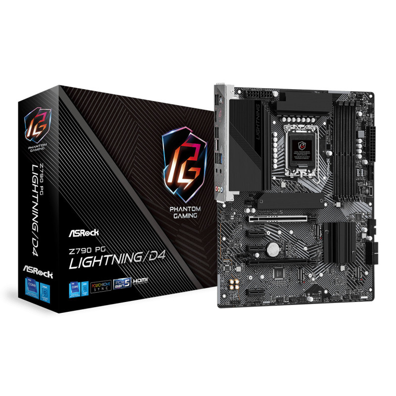 Asrock Z790 PG Lightning/D4 Intel Z790 LGA 1700 ATX