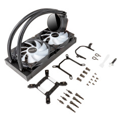 UNYKAch AquaStorm 240 Processore Raffreddatore di liquidi tutto in uno 12 cm Nero 1 pz