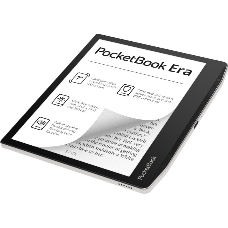 PocketBook 700 Era Silver lettore e-book Touch screen 16 GB Nero, Argento PocketBook 700 Era Silver lettore e-book Touch screen 16 GB Nero, Argento