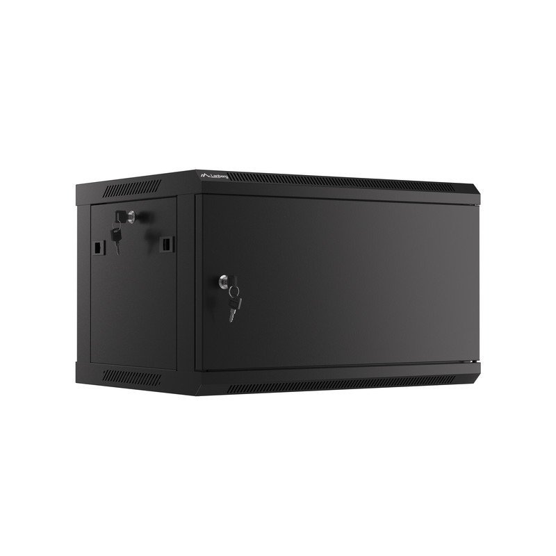Lanberg WF01-6406-00B rack 6U Da parete Nero