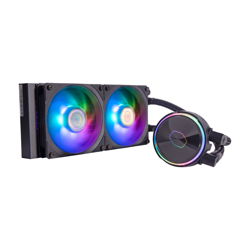 Cooler Master MasterLiquid PL240 Flux Processore Kit di raffreddamento a liquido 12 cm Nero Cooler Master MasterLiquid PL240 Flux Processore Kit di raffreddamento a liquido 12 cm Nero