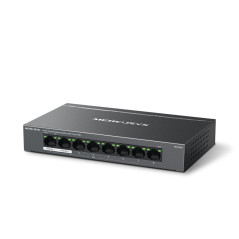 Mercusys MS108GP switch di rete Gestito Gigabit Ethernet (10/100/1000) Supporto Power over Ethernet (PoE) Nero