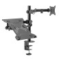 Ewent EW1519 supporto per laptop Braccio per computer portatile e monitor Nero 39,6 cm (15.6") Ewent EW1519 supporto per laptop Braccio per computer portatile e monitor Nero 39,6 cm (15.6")