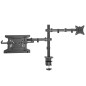 Ewent EW1519 supporto per laptop Braccio per computer portatile e monitor Nero 39,6 cm (15.6") Ewent EW1519 supporto per laptop Braccio per computer portatile e monitor Nero 39,6 cm (15.6")