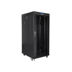 Lanberg FF01-6827-12BL rack 27U Rack indipendenti Nero
