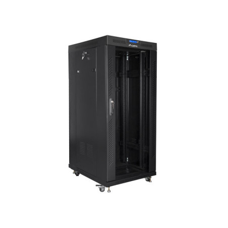 Lanberg FF01-6827-12BL rack 27U Rack indipendenti Nero