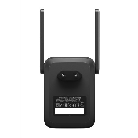 Xiaomi Mi WiFi Range Extender AC1200 Ripetitore di rete Nero 10, 100 Mbit/s