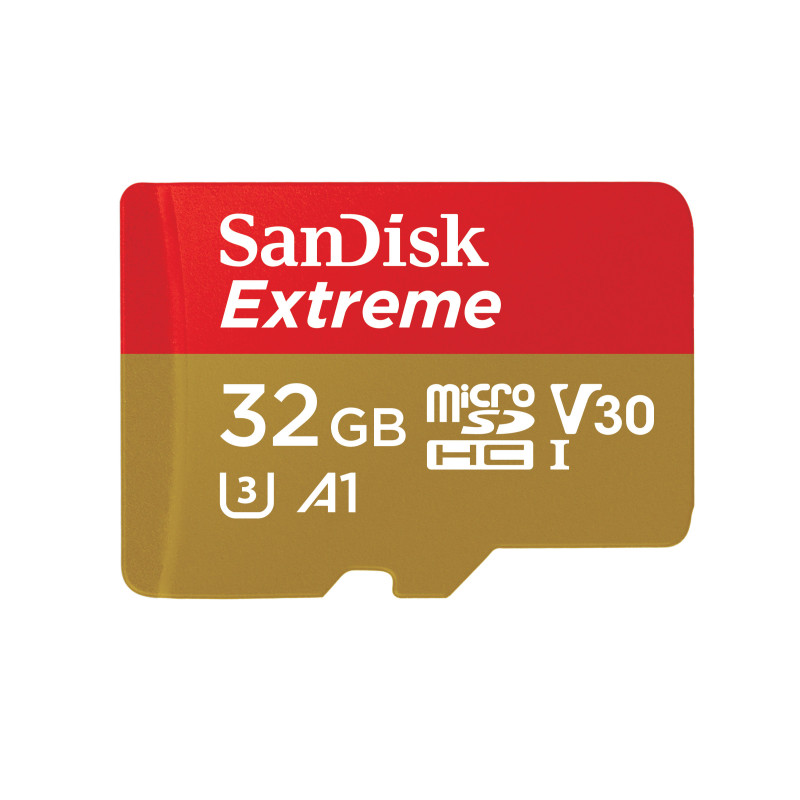 SanDisk Extreme 32 GB MicroSDHC UHS-I Classe 10 SanDisk Extreme 32 GB MicroSDHC UHS-I Classe 10