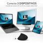 SUBBLIM RATON OPTICO DUAL GLIDE VERTICAL ERGO DUAL BATERIA NEGRO mouse Universale Mano destra Bluetooth + USB Type-A Ottico SUBBLIM RATON OPTICO DUAL GLIDE VERTICAL ERGO DUAL BATERIA NEGRO mouse Universale Mano destra Bluetooth + USB Type-A Ottico
