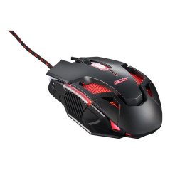 Acer Nitro Gaming NMW200 Black mouse Ambidestro USB tipo A Ottico 7200 DPI