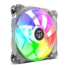 NOX Hummer X140-FAN Case per computer Ventilatore 14 cm Translucent 1 pz