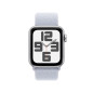 Apple Watch SE GPS 40mm Cassa in Alluminio Color Argento con Blu tempesta Sport Loop Apple Watch SE GPS 40mm Cassa in Alluminio Color Argento con Blu tempesta Sport Loop