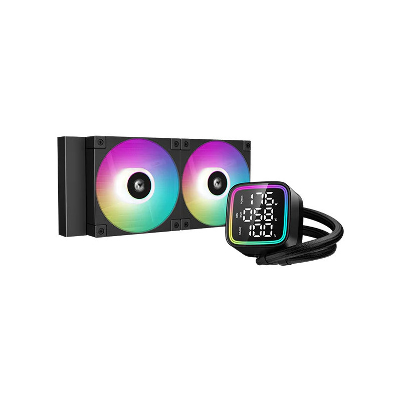 DeepCool LD240 Processore Raffreddatore di liquidi tutto in uno 12 cm Nero 1 pz