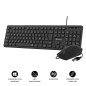 SUBBLIM SUBKBC-CSSK01 tastiera Mouse incluso Universale USB QWERTY Spagnolo Nero