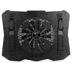NOX PRO base di raffreddamento per laptop 43,9 cm (17.3") 800 Giri min Nero