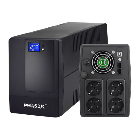 Phasak Esential gruppo di continuità (UPS) A linea interattiva 2 kVA 1200 W 4 presa(e) AC