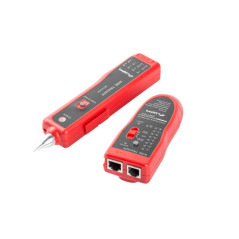 Lanberg NT-0501 tester per cavo di rete Nero, Rosso