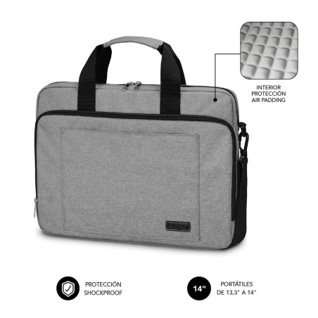 SUBBLIM SUB-LB-4APLB01 borsa per laptop 35,6 cm (14") Borsa con caricamento dall'alto Grigio