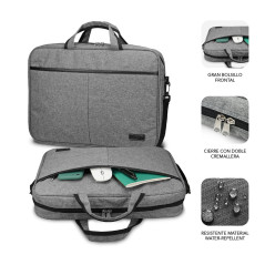 SUBBLIM SUB-LB-3ELB010 borsa per laptop 39,6 cm (15.6") Borsa con caricamento dall'alto Grigio