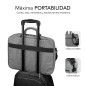 SUBBLIM SUB-LB-3ELB010 borsa per laptop 39,6 cm (15.6") Borsa con caricamento dall'alto Grigio SUBBLIM SUB-LB-3ELB010 borsa per laptop 39,6 cm (15.6") Borsa con caricamento dall'alto Grigio