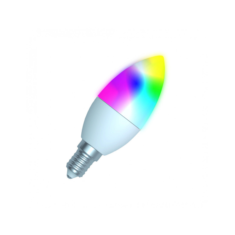 Bombilla muvit io globo e14 5w rgb