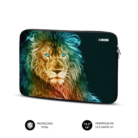 SUBBLIM SUBLS-SKIN103 borsa per laptop 35,6 cm (14") Custodia a tasca Multicolore