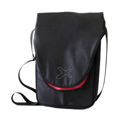 Phoenix Technologies Amsterdam 39,6 cm (15.6") Borsa da corriere Nero, Rosso