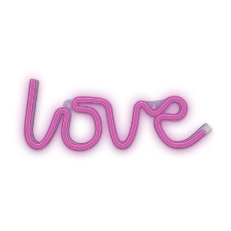 Lampara forever neon led love pink
