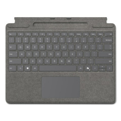 Microsoft 8XB-00197 tastiera per dispositivo mobile Microsoft Cover port Platino