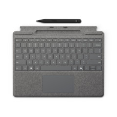 Microsoft 8X8-00175 tastiera per dispositivo mobile QWERTY Spagnolo Microsoft Cover port Platino